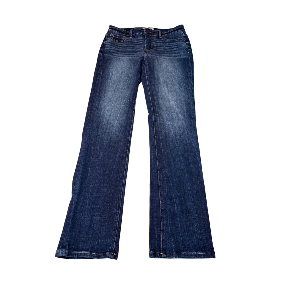 BKE Payton Mid Rise Straight Leg Jeans Dark Wash Womens 27x30 BGK407S